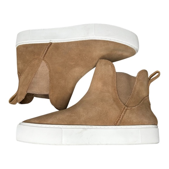 UGG Mauna Chestnut Suede Chelsea Sneaker Boots 8.5 - Picture 2 of 12